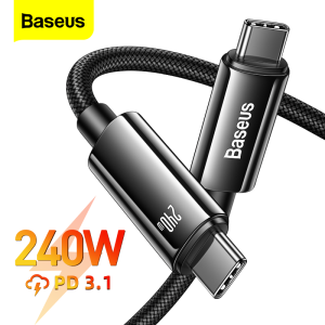 Baseus Tungsten Gold Fast Charging Data Cable Type-C to Type-C 240W